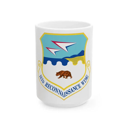 163d Attack Wing (U.S. Air Force) White Coffee Mug 15oz - Go Mug Yourself