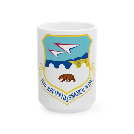 163d Attack Wing (U.S. Air Force) White Coffee Mug 15oz - Go Mug Yourself