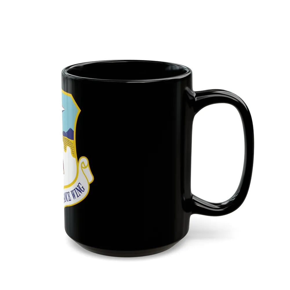 163d Reconnaissance Wing (U.S. Air Force) Black Coffee Mug-Go Mug Yourself