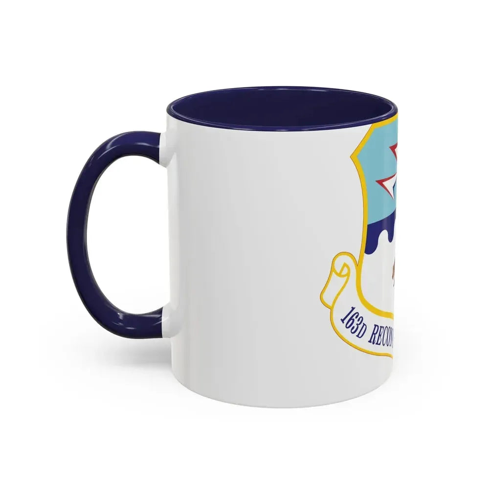 163d Reconnaissance Wing (U.S. Air Force) Accent Coffee Mug - Go Mug Yourself