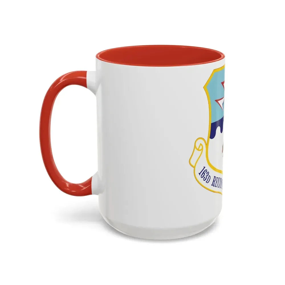 163d Reconnaissance Wing (U.S. Air Force) Accent Coffee Mug - Go Mug Yourself