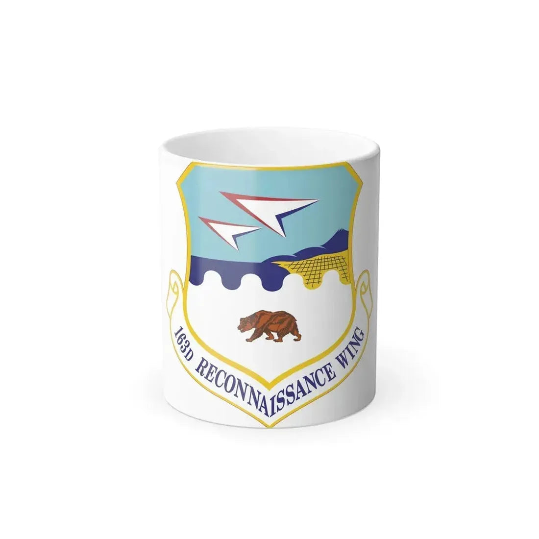 163d Reconnaissance Wing (U.S. Air Force) Color Changing Coffee Mug 11oz - Go Mug Yourself