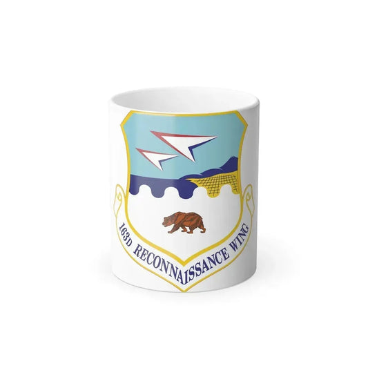 163d Reconnaissance Wing (U.S. Air Force) Color Changing Coffee Mug 11oz - Go Mug Yourself