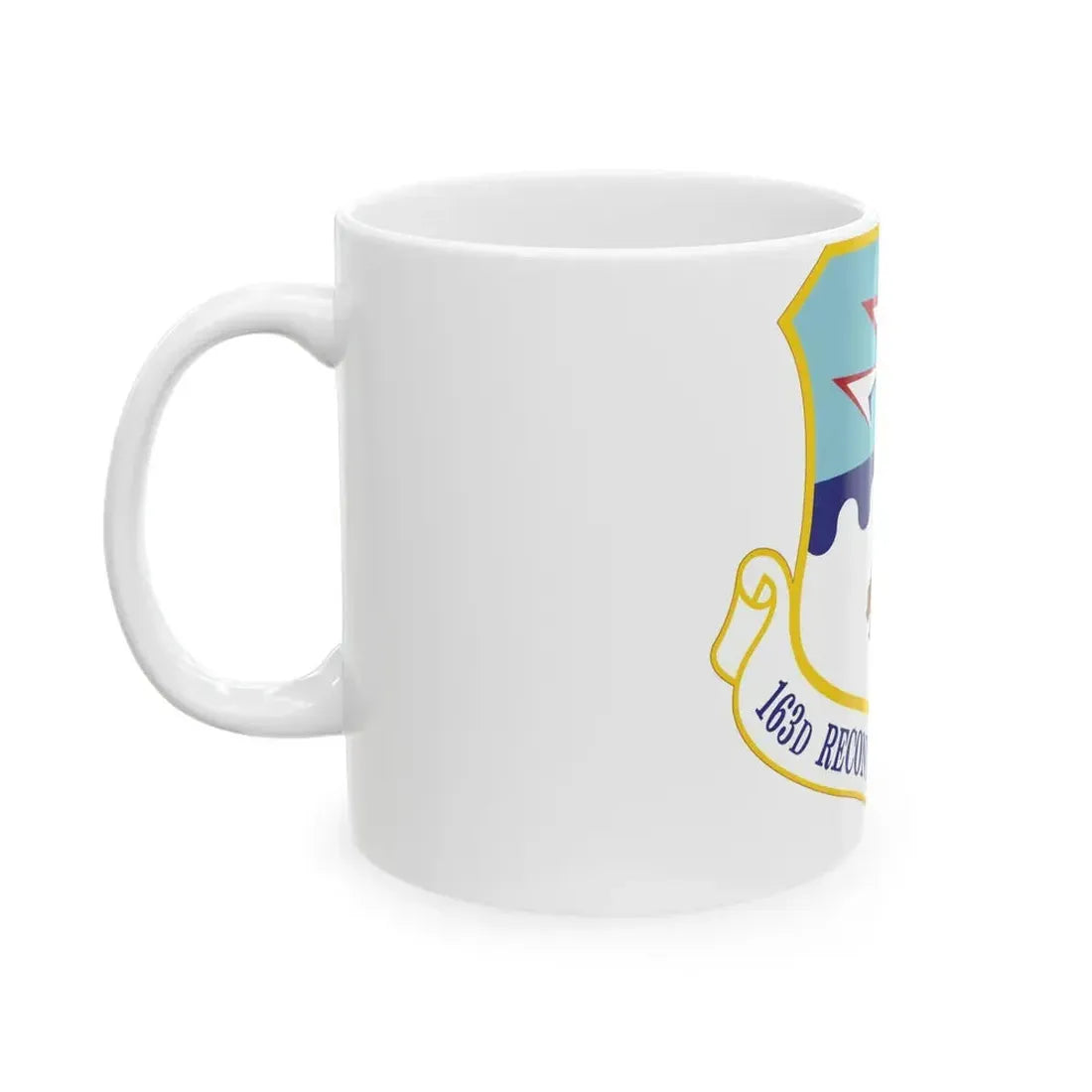 163d Reconnaissance Wing (U.S. Air Force) White Coffee Mug - Go Mug Yourself
