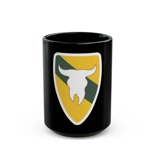 163rd Armored Brigade (U.S. Army) Black Coffee Mug-15oz-Go Mug Yourself