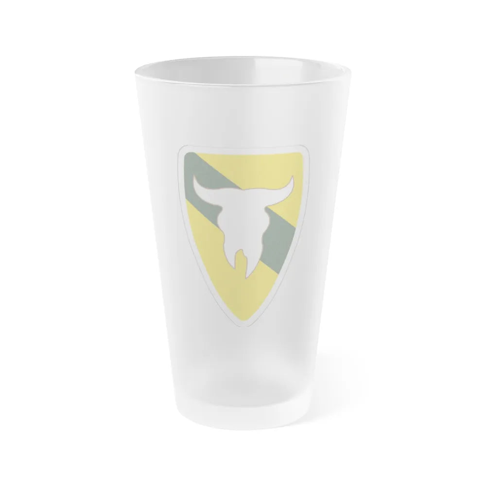 163rd Armored Brigade (U.S. Army) Frosted Pint Glass 16oz-Go Mug Yourself