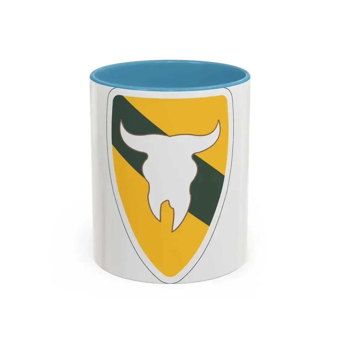 163rd Armored Brigade (U.S. Army) Accent Coffee Mug 11oz Light Blue - Go Mug Yourself