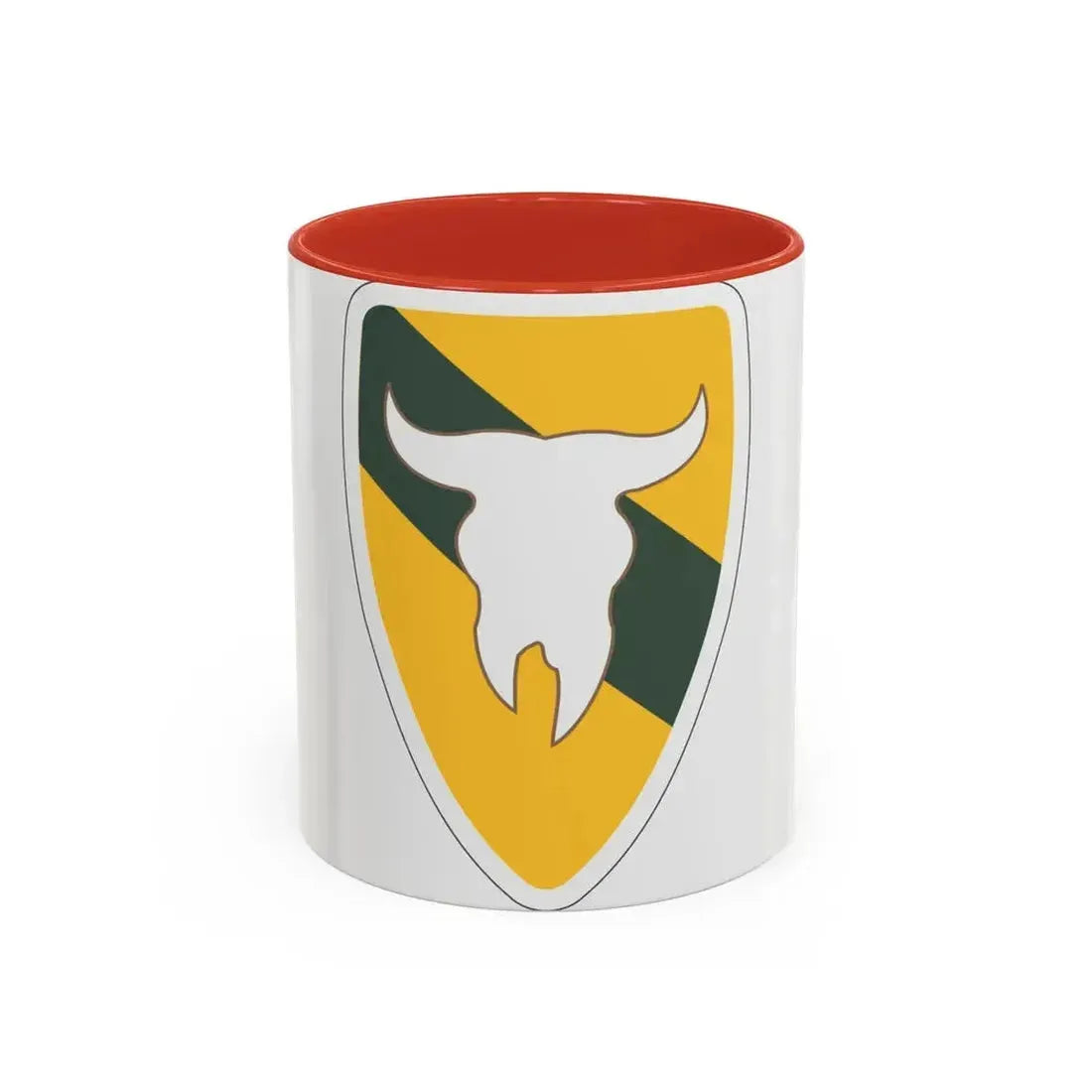 163rd Armored Brigade (U.S. Army) Accent Coffee Mug 11oz Red - Go Mug Yourself