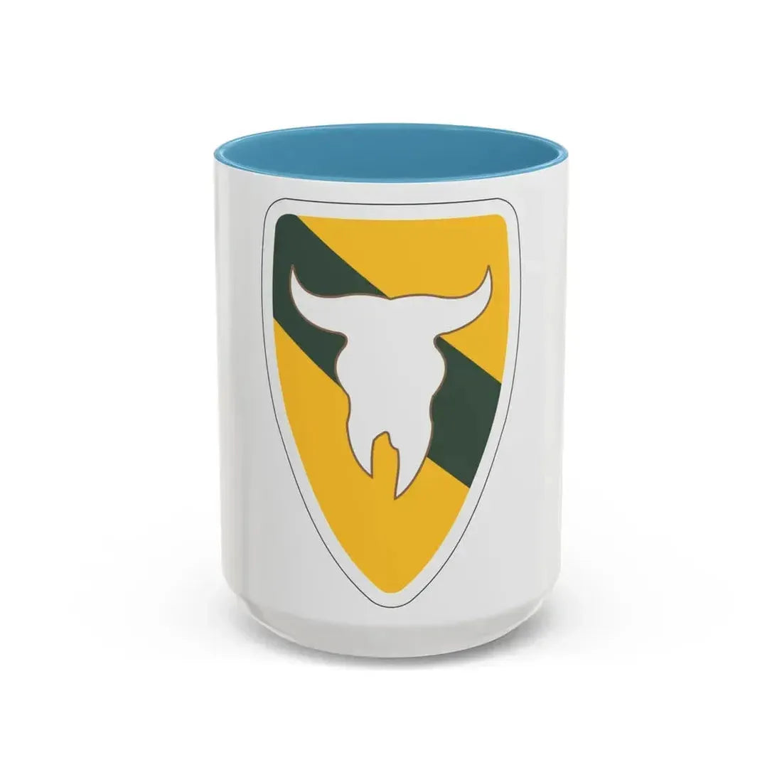163rd Armored Brigade (U.S. Army) Accent Coffee Mug 15oz Light Blue - Go Mug Yourself