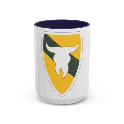 163rd Armored Brigade (U.S. Army) Accent Coffee Mug 15oz Navy - Go Mug Yourself