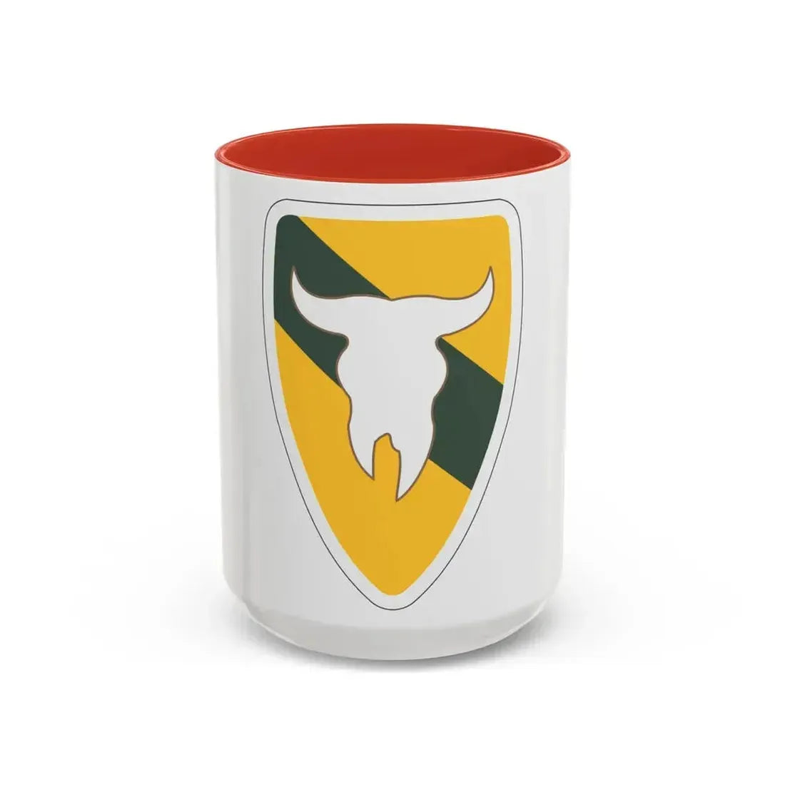 163rd Armored Brigade (U.S. Army) Accent Coffee Mug 15oz Red - Go Mug Yourself