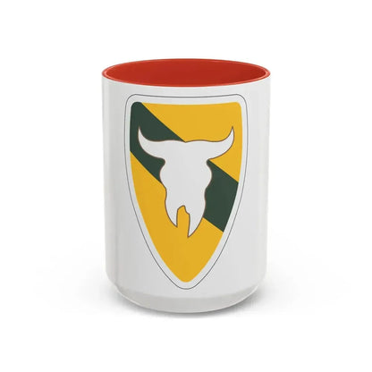 163rd Armored Brigade (U.S. Army) Accent Coffee Mug 15oz Red - Go Mug Yourself