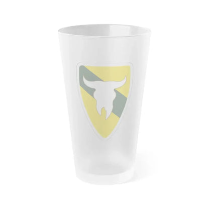 163rd Armored Brigade (U.S. Army) Frosted Pint Glass 16oz Default Title - Go Mug Yourself