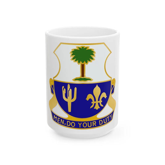 163rd Infantry Regiment (U.S. Army) White Coffee Mug-15oz-Go Mug Yourself