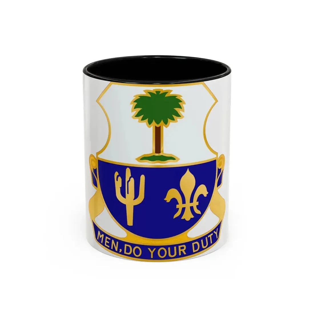 163rd Infantry Regiment (U.S. Army) Accent Coffee Mug 11oz Black - Go Mug Yourself