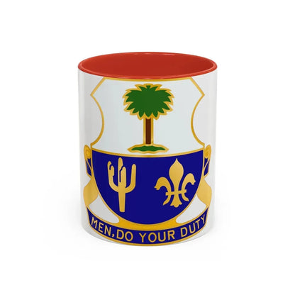 163rd Infantry Regiment (U.S. Army) Accent Coffee Mug 11oz Red - Go Mug Yourself