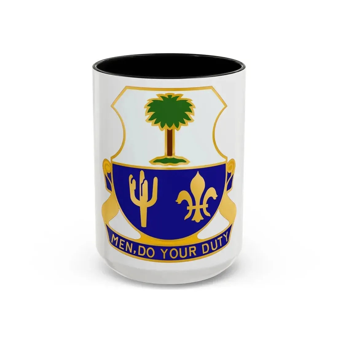 163rd Infantry Regiment (U.S. Army) Accent Coffee Mug 15oz Black - Go Mug Yourself