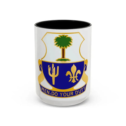 163rd Infantry Regiment (U.S. Army) Accent Coffee Mug 15oz Black - Go Mug Yourself