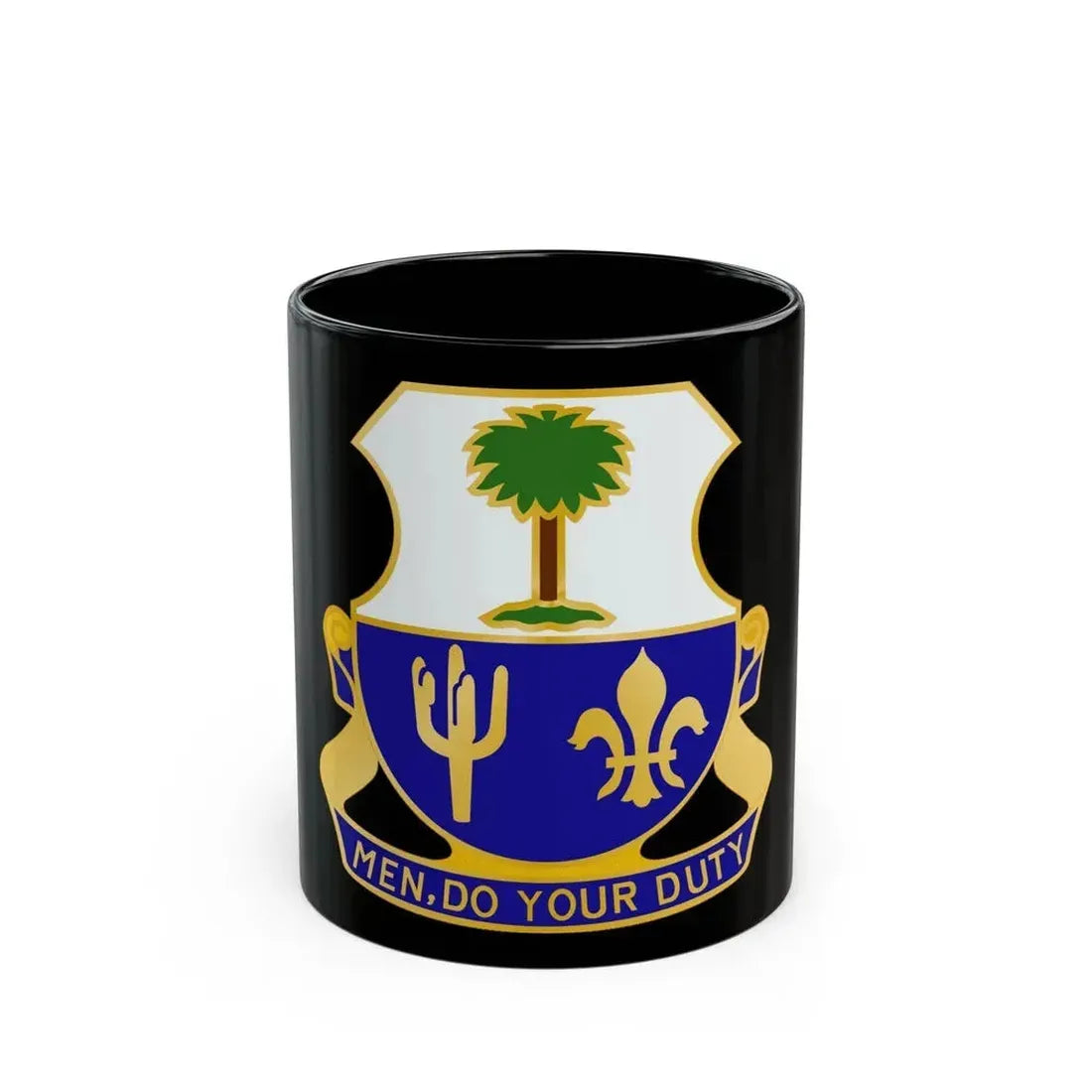 163rd Infantry Regiment (U.S. Army) Black Coffee Mug 11oz - Go Mug Yourself