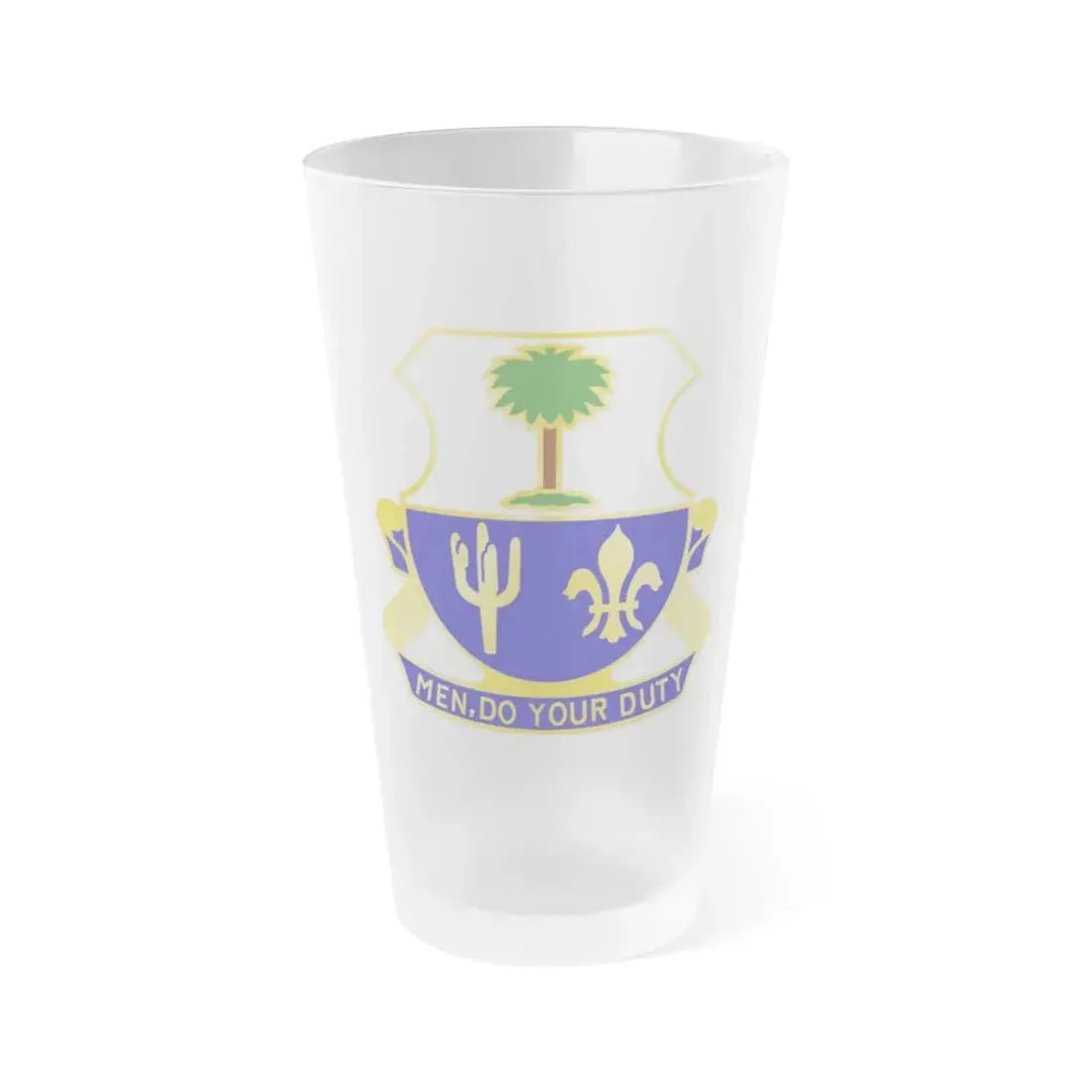 163rd Infantry Regiment (U.S. Army) Frosted Pint Glass 16oz Default Title - Go Mug Yourself