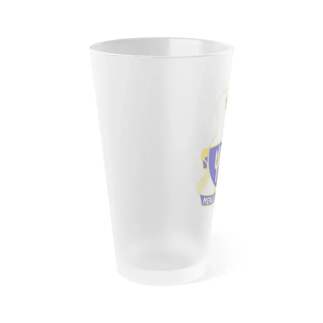 163rd Infantry Regiment (U.S. Army) Frosted Pint Glass 16oz - Go Mug Yourself