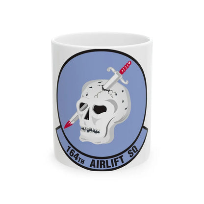 164 Airlift Squadron (U.S. Air Force) White Coffee Mug-11oz-Go Mug Yourself