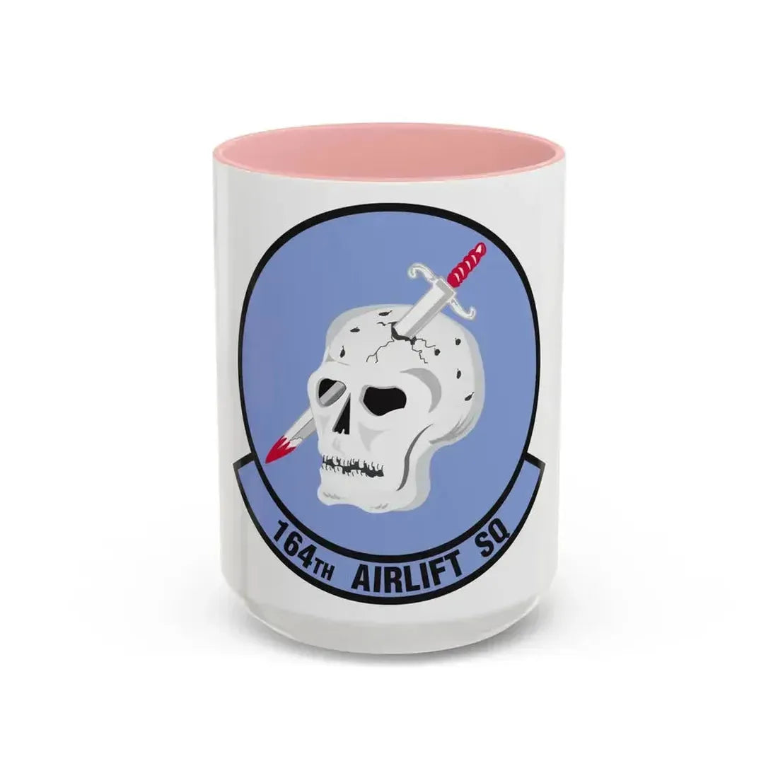 164 Airlift Squadron (U.S. Air Force) Accent Coffee Mug 15oz Pink - Go Mug Yourself