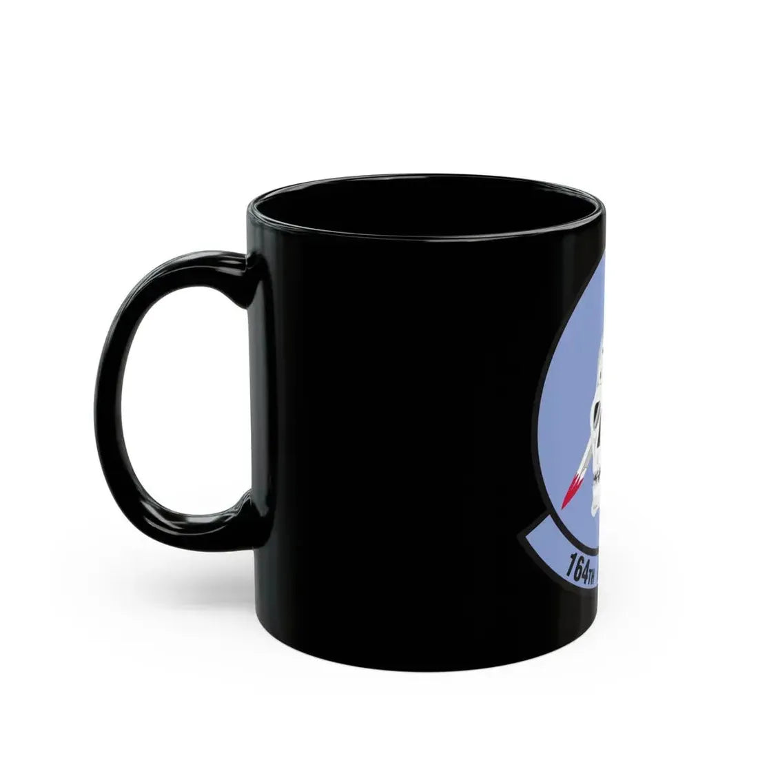 164 Airlift Squadron (U.S. Air Force) Black Coffee Mug - Go Mug Yourself