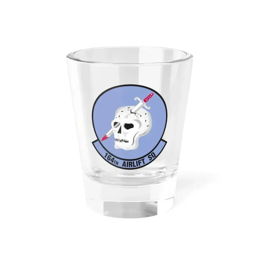 164 Airlift Squadron (U.S. Air Force) Shot Glass 1.5oz 1.5oz - Go Mug Yourself