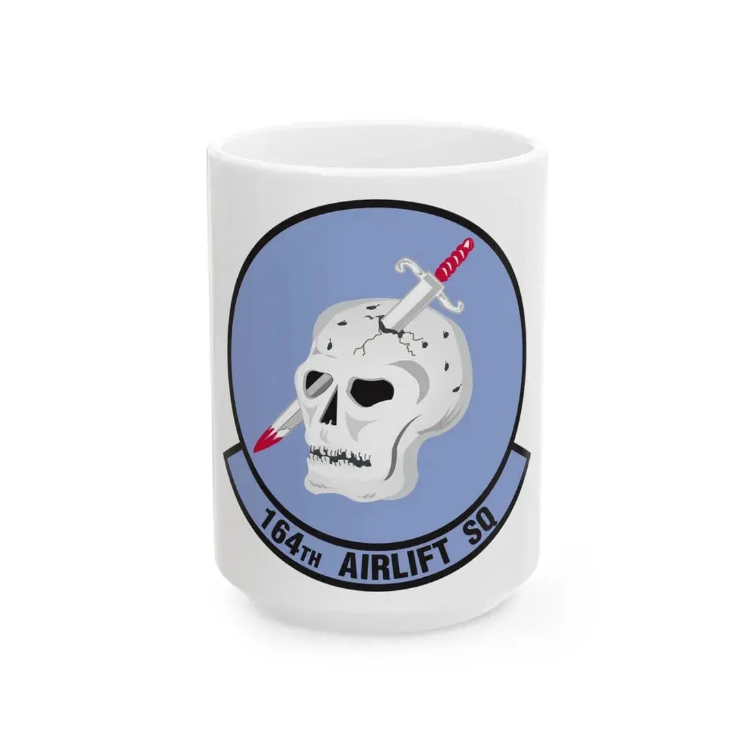 164 Airlift Squadron (U.S. Air Force) White Coffee Mug 15oz - Go Mug Yourself