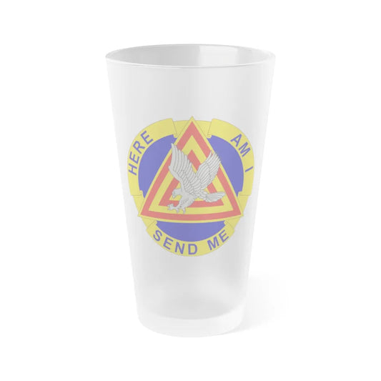 164 Aviation Group (U.S. Army) Frosted Pint Glass 16oz-Go Mug Yourself