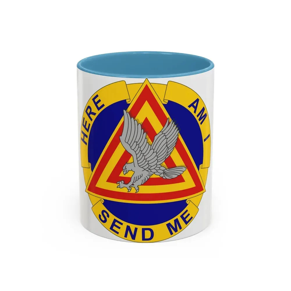 164 Aviation Group (U.S. Army) Accent Coffee Mug 11oz Light Blue - Go Mug Yourself