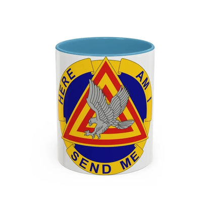 164 Aviation Group (U.S. Army) Accent Coffee Mug 11oz Light Blue - Go Mug Yourself