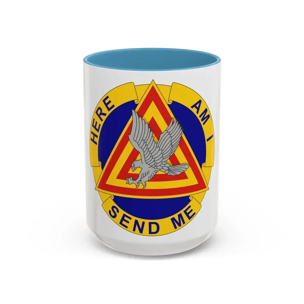 164 Aviation Group (U.S. Army) Accent Coffee Mug 15oz Light Blue - Go Mug Yourself
