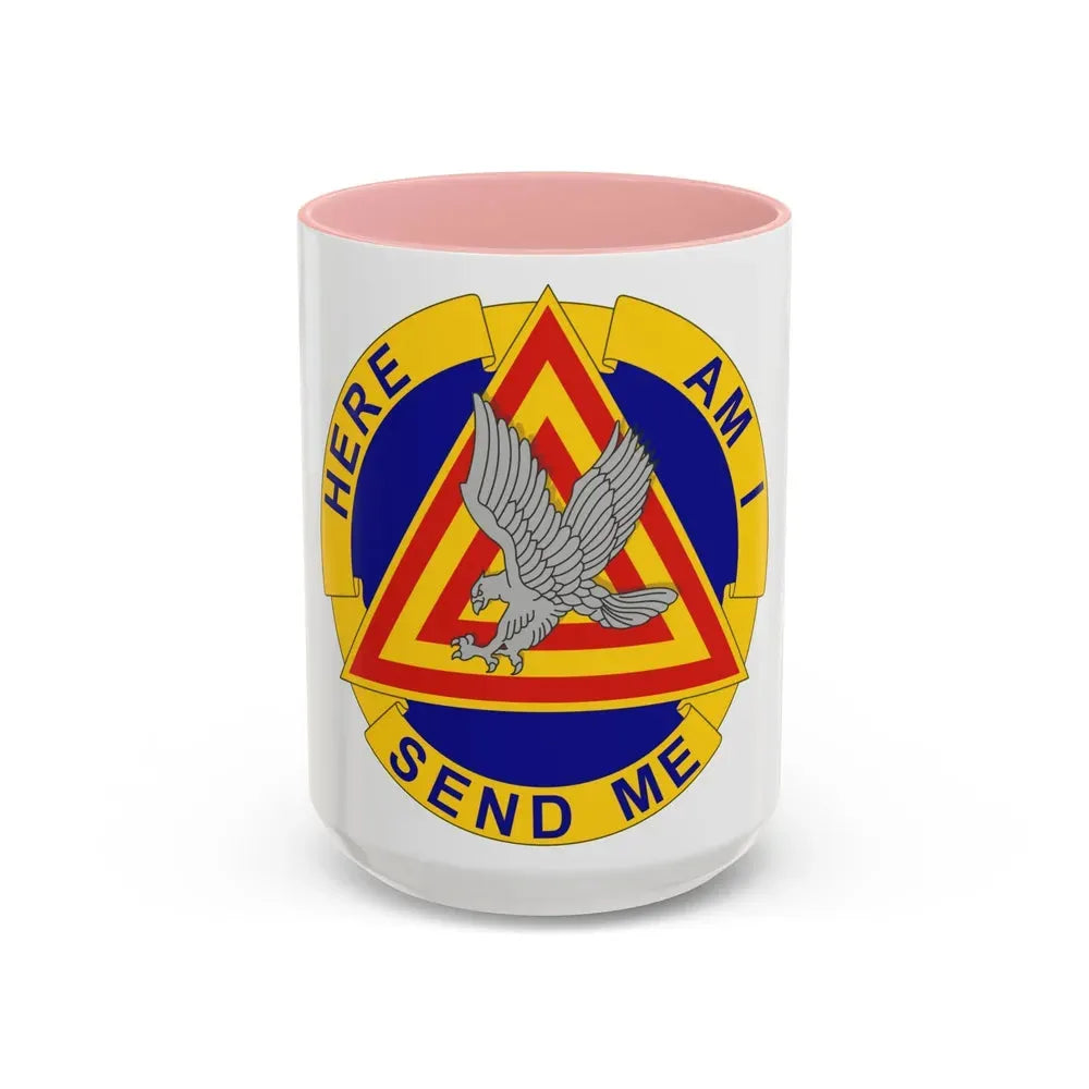 164 Aviation Group (U.S. Army) Accent Coffee Mug 15oz Pink - Go Mug Yourself