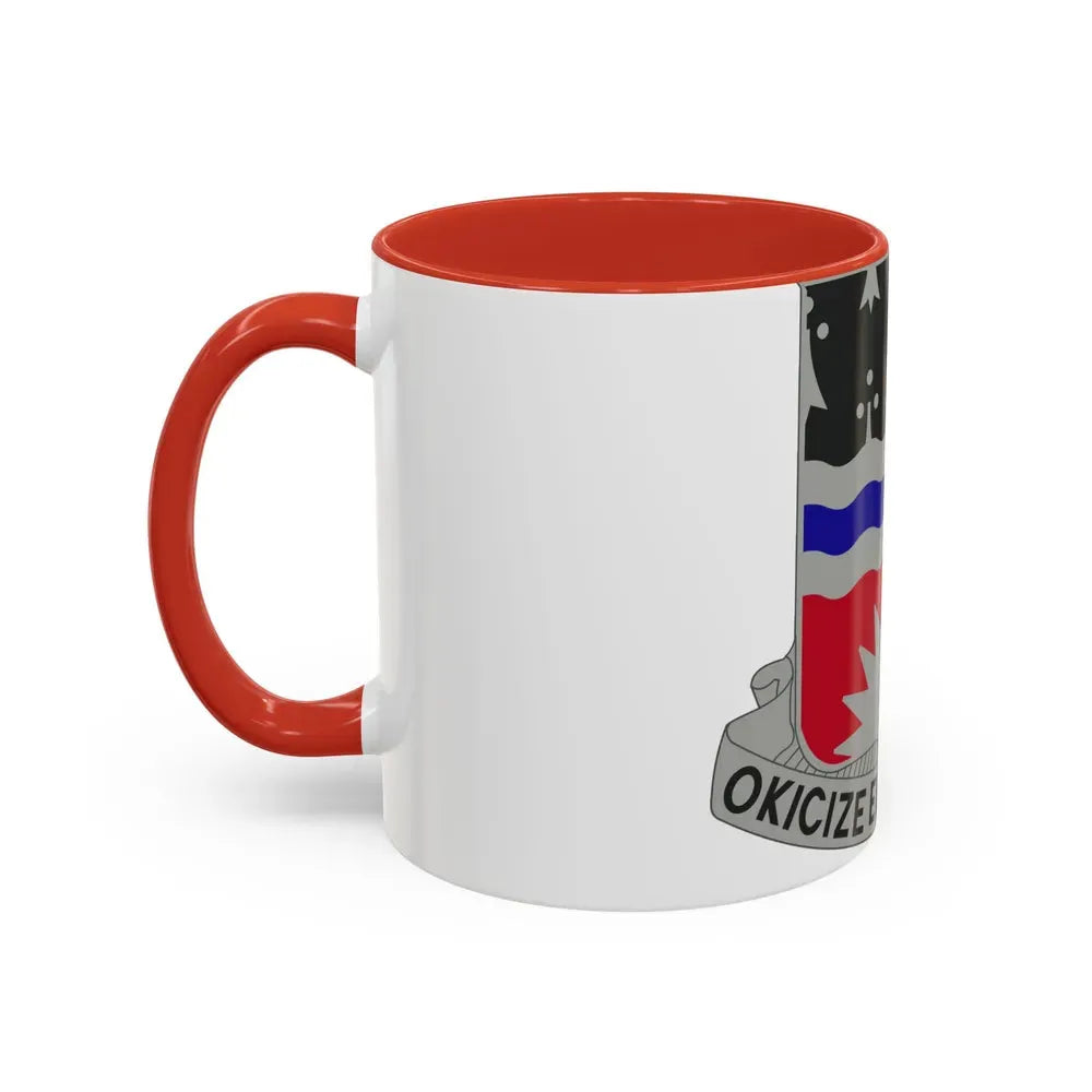 164 Engineer Battalion (U.S. Army) Accent Coffee Mug - Go Mug Yourself