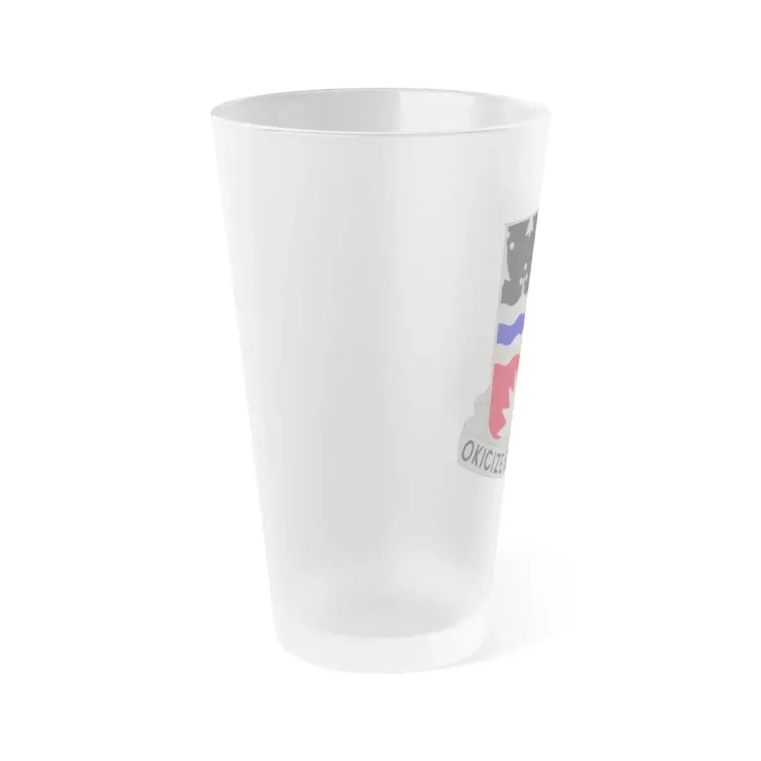 164 Engineer Battalion (U.S. Army) Frosted Pint Glass 16oz - Go Mug Yourself