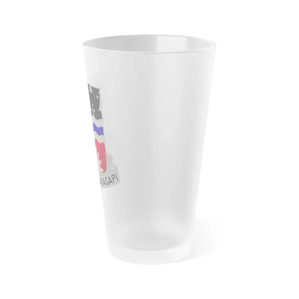 164 Engineer Battalion (U.S. Army) Frosted Pint Glass 16oz - Go Mug Yourself