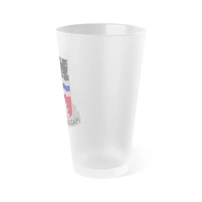 164 Engineer Battalion (U.S. Army) Frosted Pint Glass 16oz - Go Mug Yourself