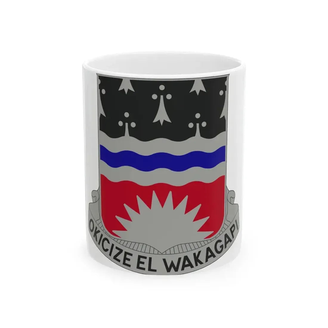 164 Engineer Battalion (U.S. Army) White Coffee Mug 11oz - Go Mug Yourself