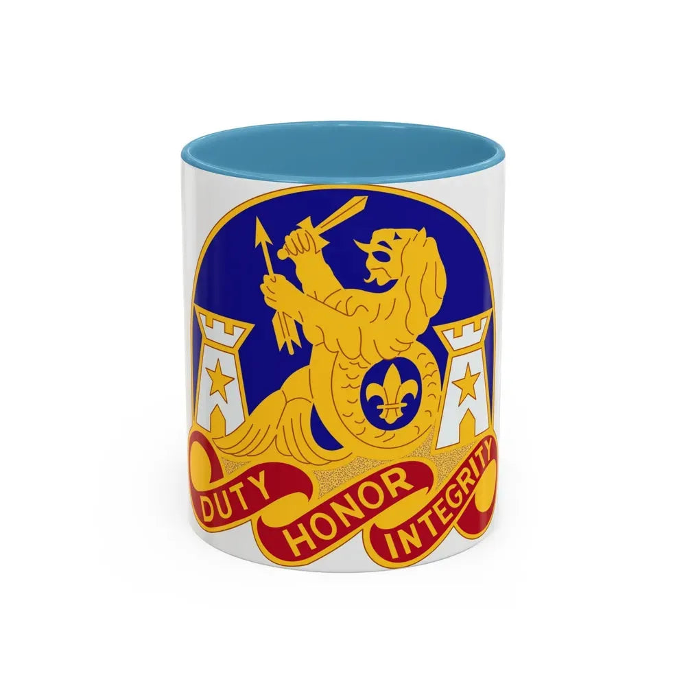 164 Engineer Group (U.S. Army) Accent Coffee Mug 11oz Light Blue - Go Mug Yourself