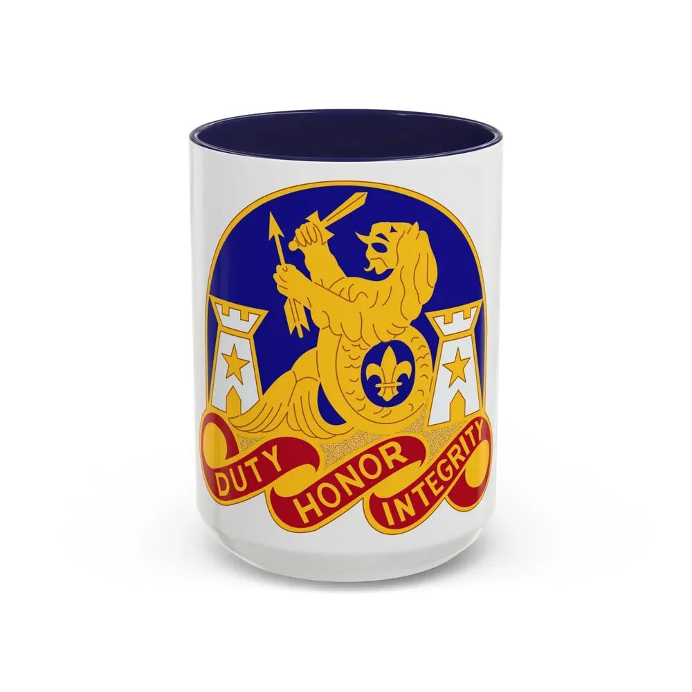 164 Engineer Group (U.S. Army) Accent Coffee Mug 15oz Navy - Go Mug Yourself