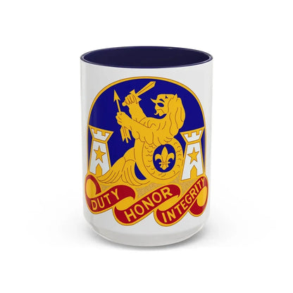 164 Engineer Group (U.S. Army) Accent Coffee Mug 15oz Navy - Go Mug Yourself
