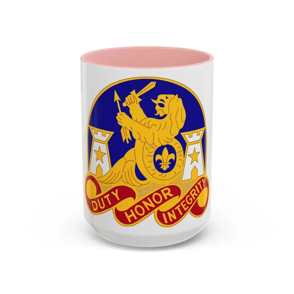 164 Engineer Group (U.S. Army) Accent Coffee Mug 15oz Pink - Go Mug Yourself