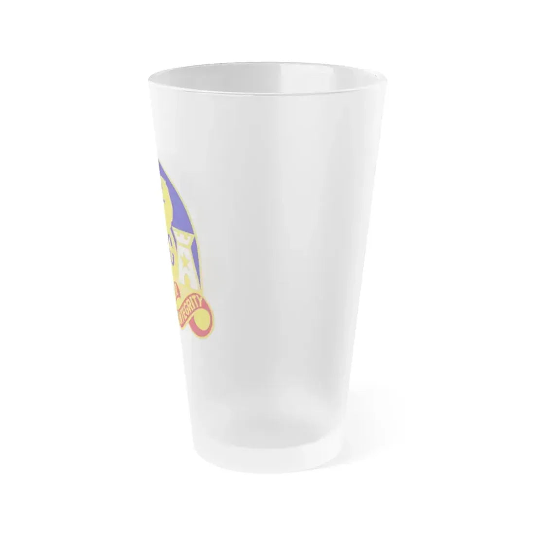 164 Engineer Group (U.S. Army) Frosted Pint Glass 16oz - Go Mug Yourself