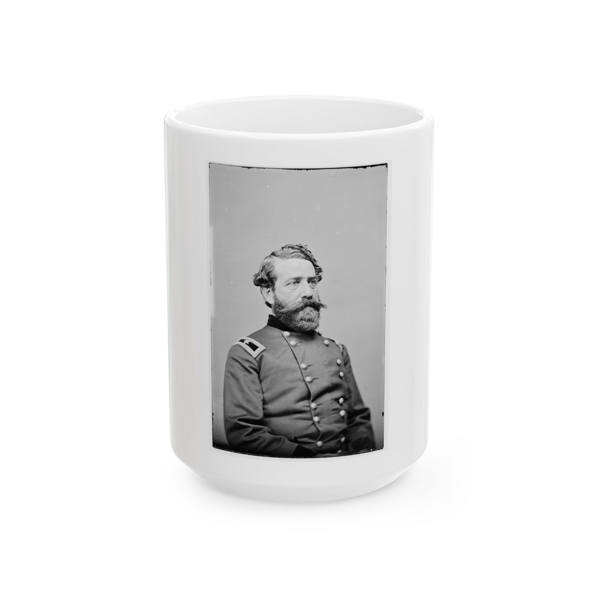 Brig. Gen. J.M. Brannon, Commanded 10th Army Corps In 1862-3 (U.S. Civil War) White Coffee Mug