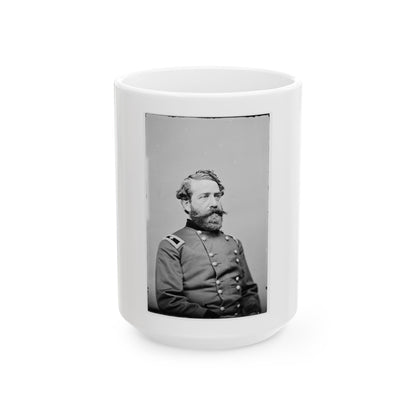 Brig. Gen. J.M. Brannon, Commanded 10th Army Corps In 1862-3 (U.S. Civil War) White Coffee Mug