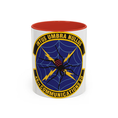 48th Communications Squadron (U.S. Air Force) Accent Coffee Mug