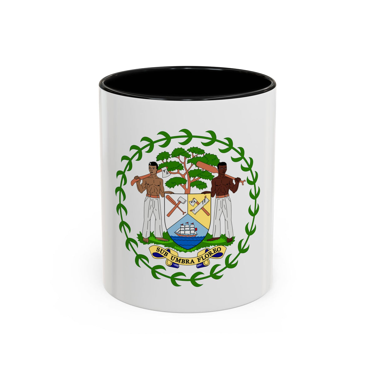 Coat of arms of Belize - Accent Coffee Mug