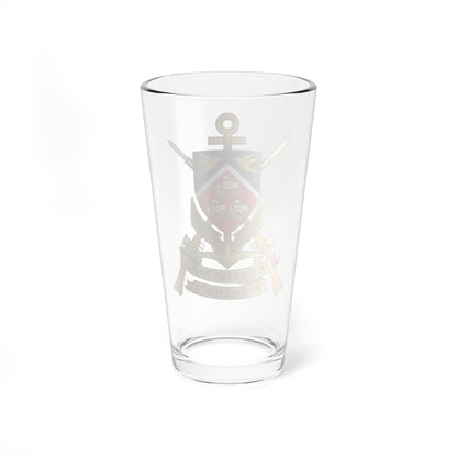 Trinidad and Tobago Defence Force emblem (Trinidad and Tobago) (Coat of Arms) Pint Glass 16oz